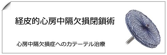 経皮的心房中隔欠損閉鎖術への内部リンク