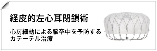 経皮的左心耳閉鎖術への内部リンク