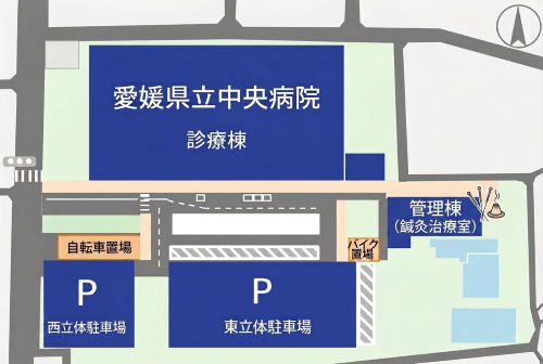 鍼灸治療室案内図