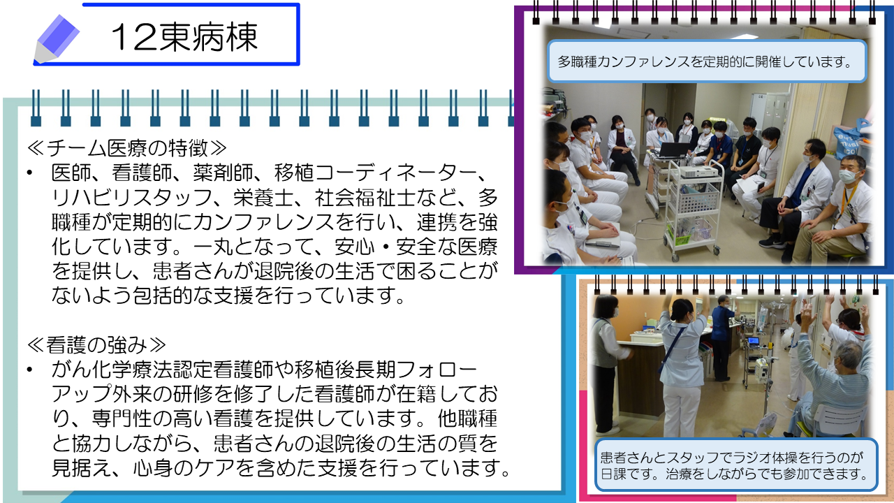 12東病棟の紹介