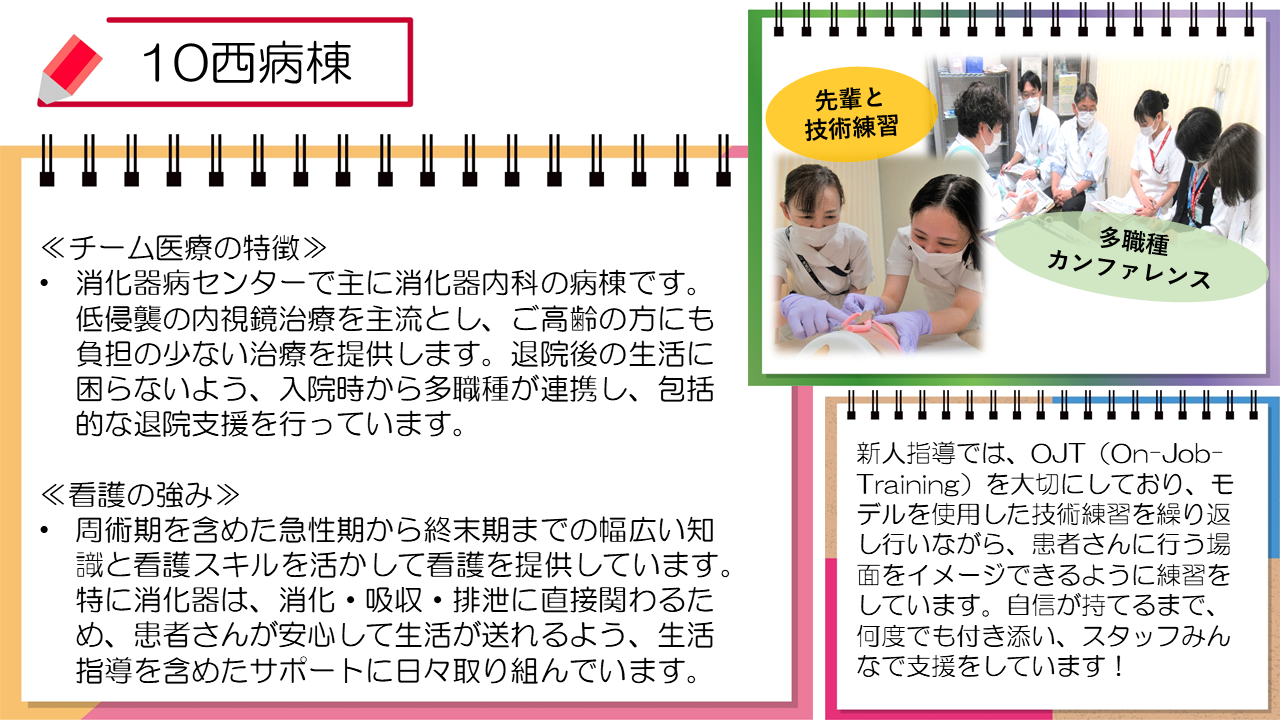 10西病棟の紹介
