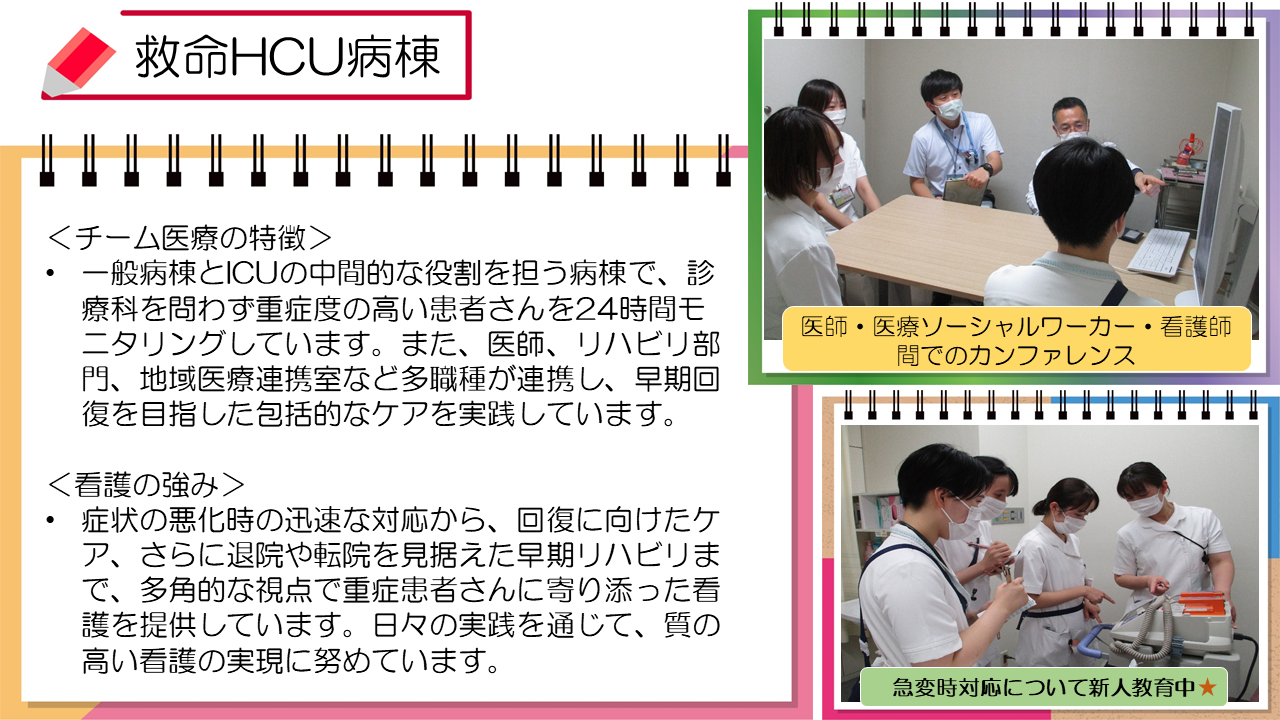 救命HCUの紹介